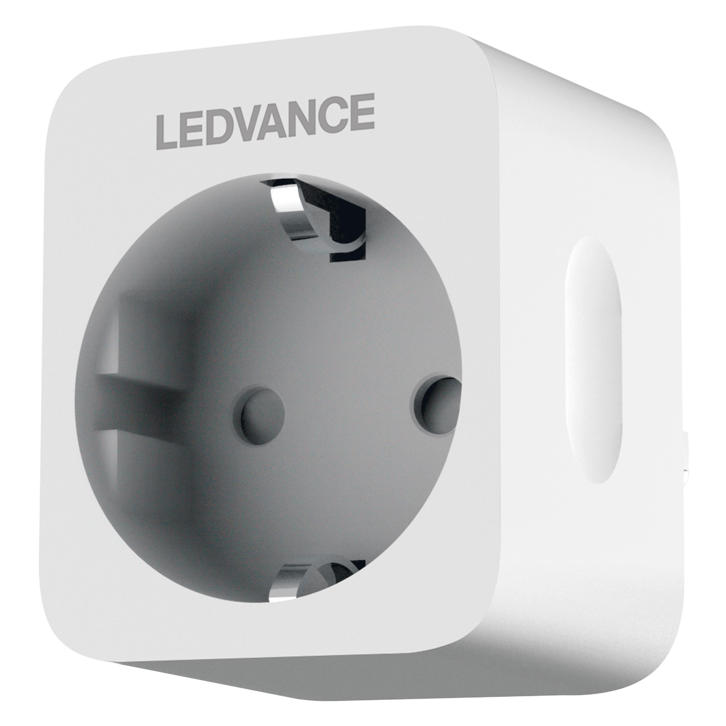 FUNKSTECKDOSENSET Smart+ WiFi Plug EU  - Weiß, Basics, Kunststoff (4,9/8cm) - Ledvance