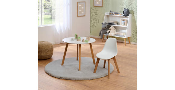 KINDERTISCH - Naturfarben/Weiß, Basics, Holz/Holzwerkstoff (60/60/48cm) - My Baby Lou