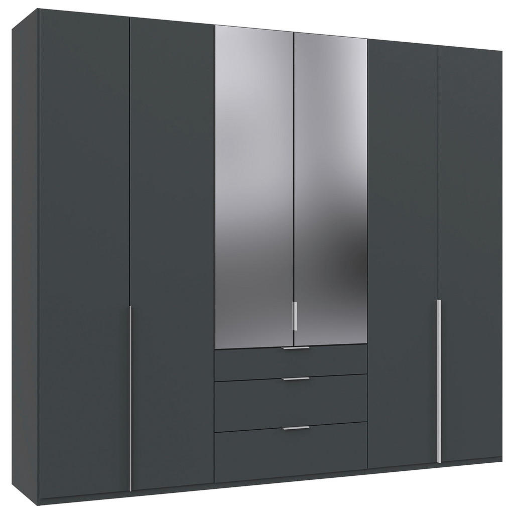 Drehtürenschrank New York Graphitfarben B:270cm