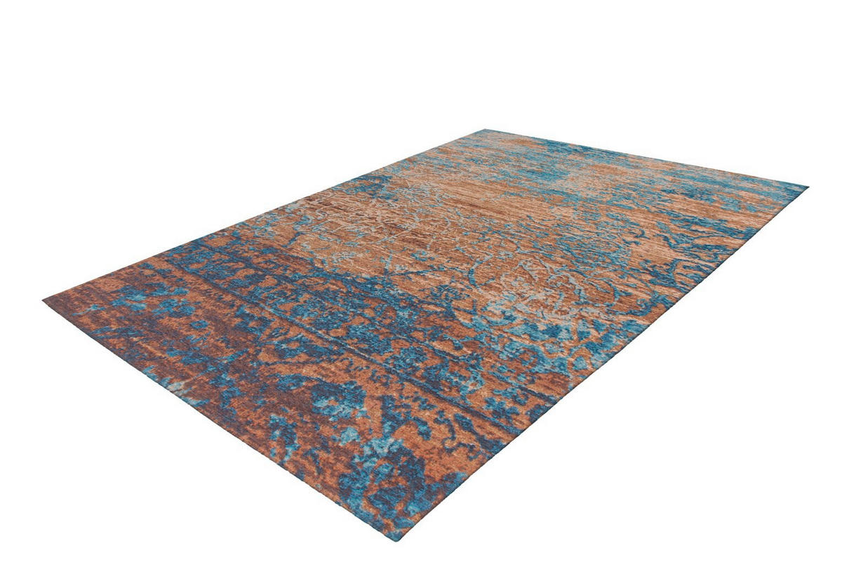 FLACHWEBETEPPICH 115/170 cm Blaze 625 Blau / Beige Blau, Beige  - Blau/Beige, KONVENTIONELL, Textil (115/170cm)