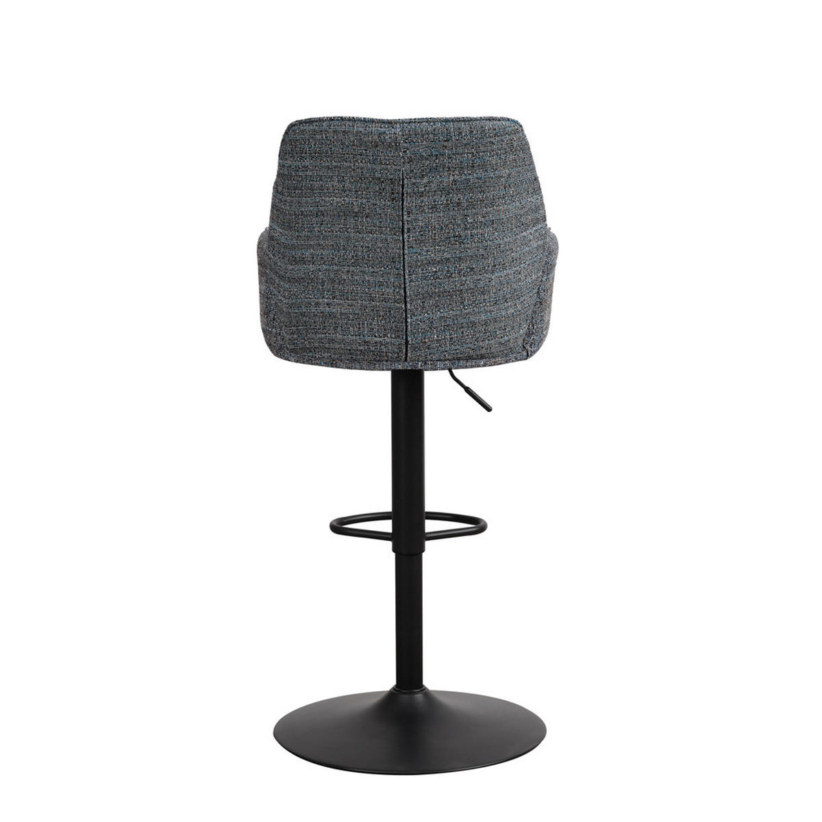 BARHOCKER-SET in Blau  - Blau/Schwarz, Design, Textil/Metall (54/100/58cm) - MID.YOU