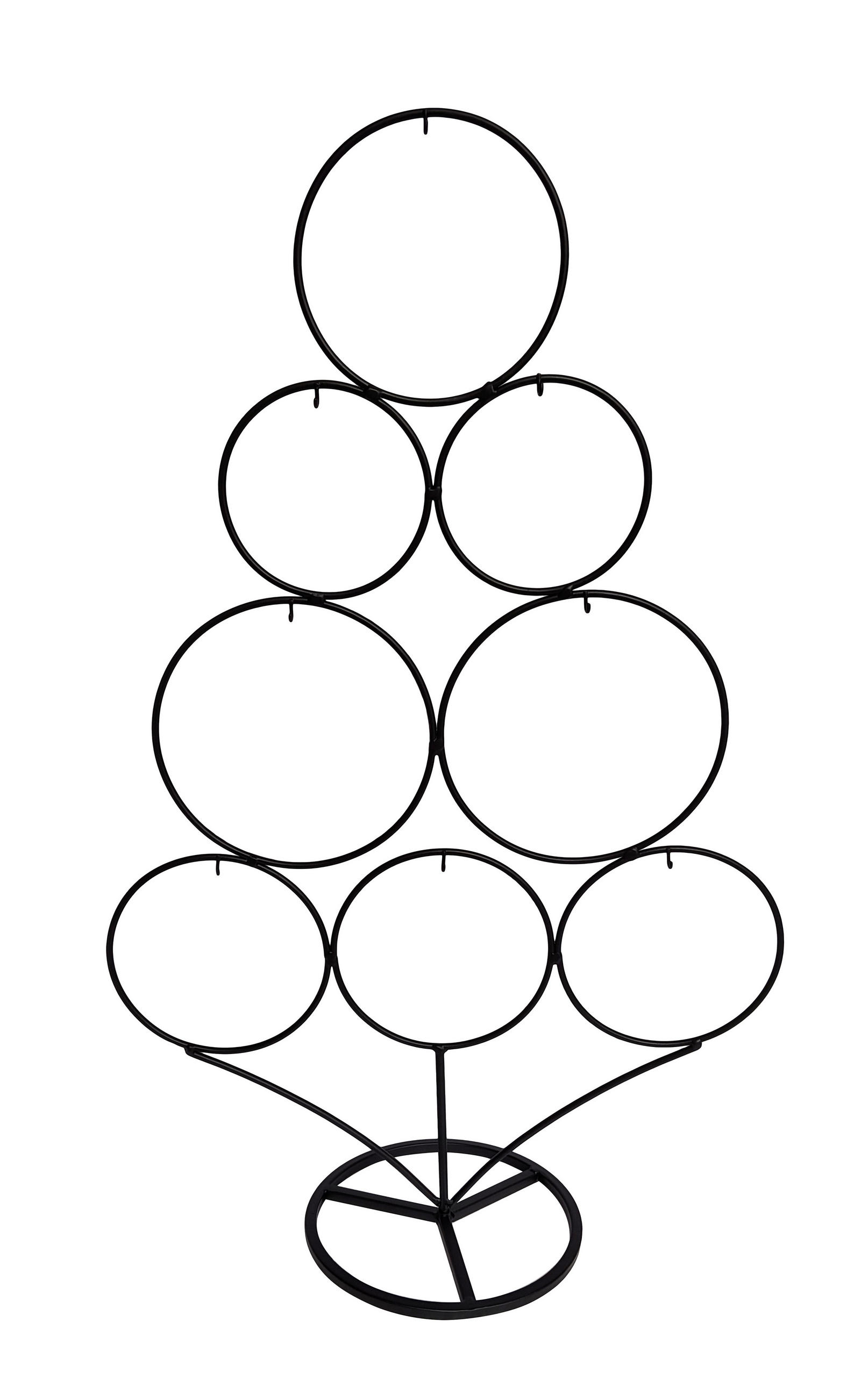 DEKOBAUM  - Schwarz, Basics, Metall (35,5/58/16cm) - X-Mas