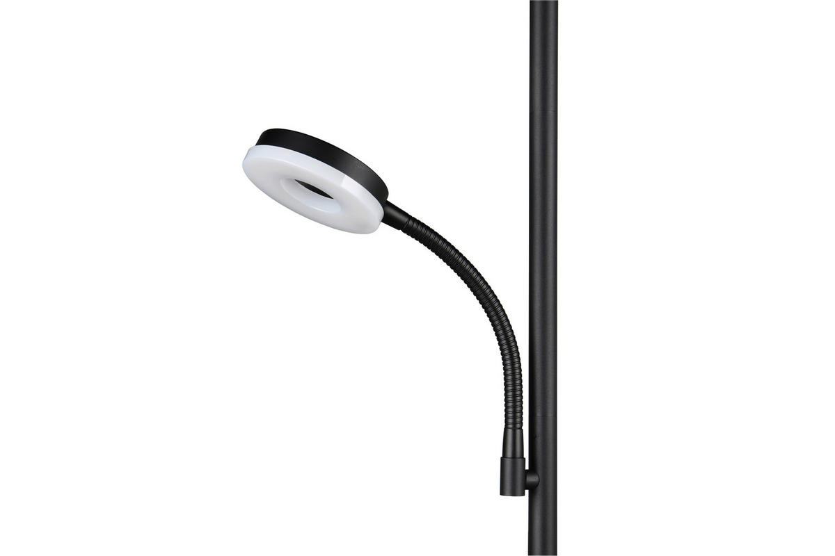PODNA LED LAMPA - crna, Osnovno, metal (25/178cm)