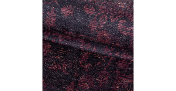 FLACHWEBETEPPICH 200/290 cm Fiesta  - Rot/Schwarz, Design, Leder/Textil (200/290cm) - Novel