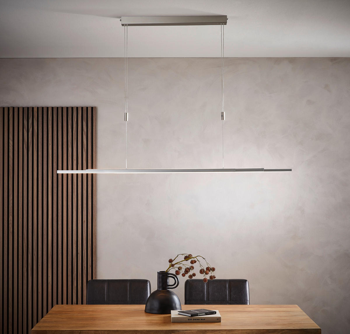 LED-HÄNGELEUCHTE 110-203/150 cm  - Design, Metall (110-203/150cm) - Bankamp