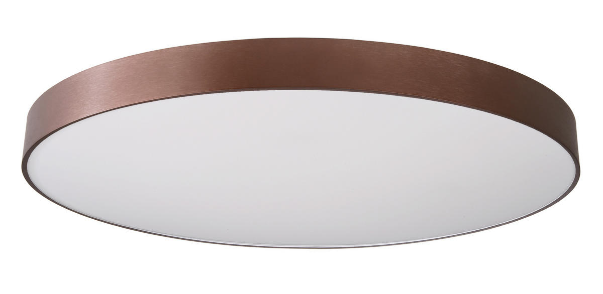 LED-DECKENLEUCHTE Menkar 80/80/9 cm   - Kupferfarben, KONVENTIONELL, Metall (80/80/9cm)