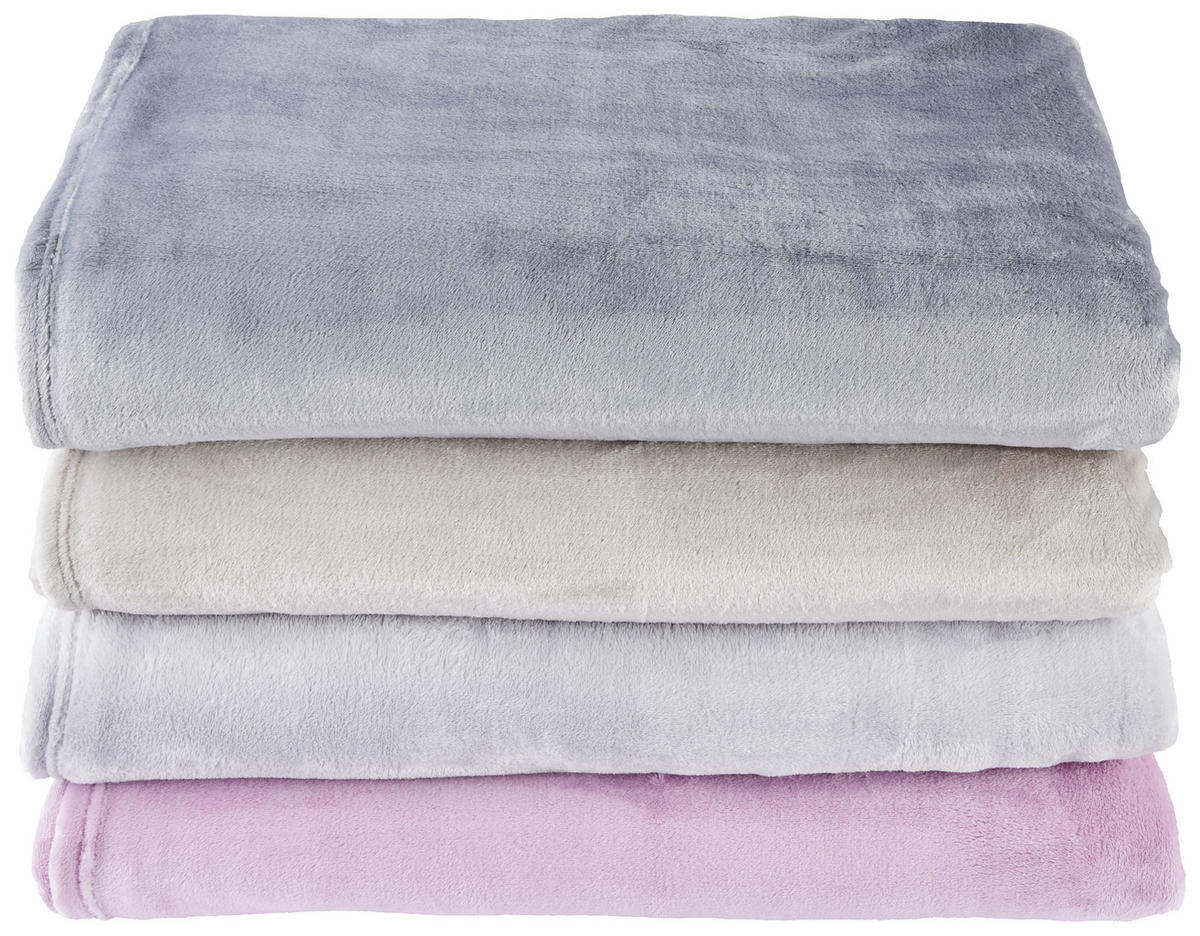 DOMÁCÍ DEKA, polyester, 220/240 cm - barvy stříbra, Konvenční, textil (220/240cm) - Novel