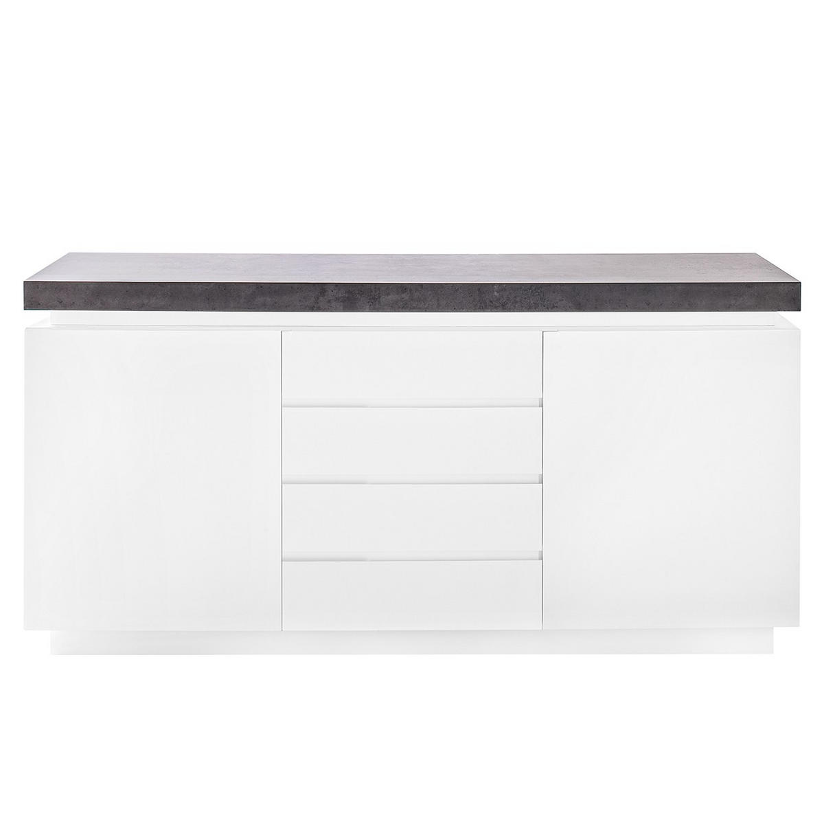 SIDEBOARD  in 150/80/40 cm  - Weiß, Design, Holzwerkstoff (150/80/40cm) - Livetastic