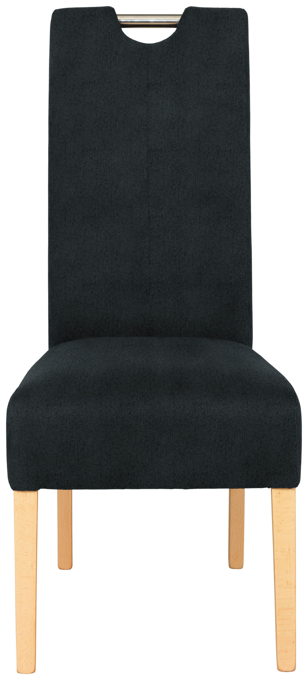 STUHL in Holz, Metall, Textil Schwarz, Buchefarben  - Buchefarben/Schwarz, Natur, Holz/Textil (47/103/60cm) - Cantus