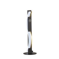 LED-TISCHLEUCHTE - Goldfarben/Schwarz, Basics, Metall (13/42cm) - Fischer & Honsel