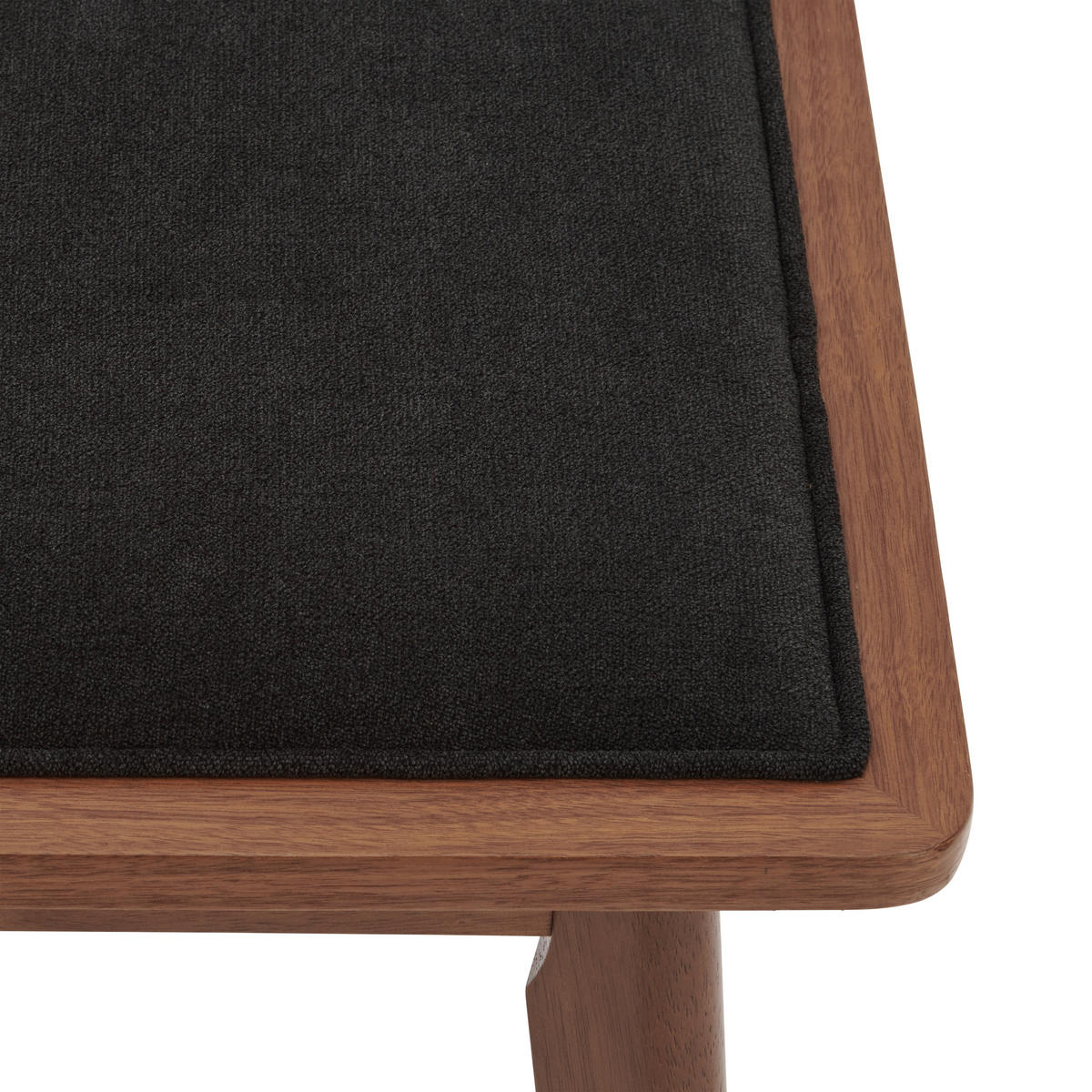 SITZBANK 38/47.5/120 cm Walnussfarben Kautschukholz, Nussbaum furniert, massiv  - Walnussfarben, LIFESTYLE, Holz (38/47.5/120cm) - Livetastic