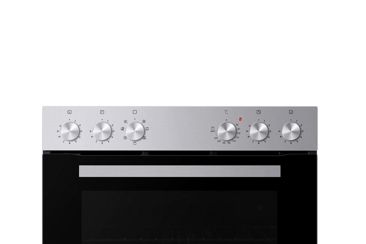 HERDSET HS2201-26  - Edelstahlfarben/Schwarz, Trend, Glas/Kunststoff (59,5/59,5/56,5cm) - Respekta