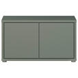 GARDEROBENBANK - Salbeigrün/Grau, MODERN, Kunststoff (74,5/41,5/34,9cm) - Carryhome