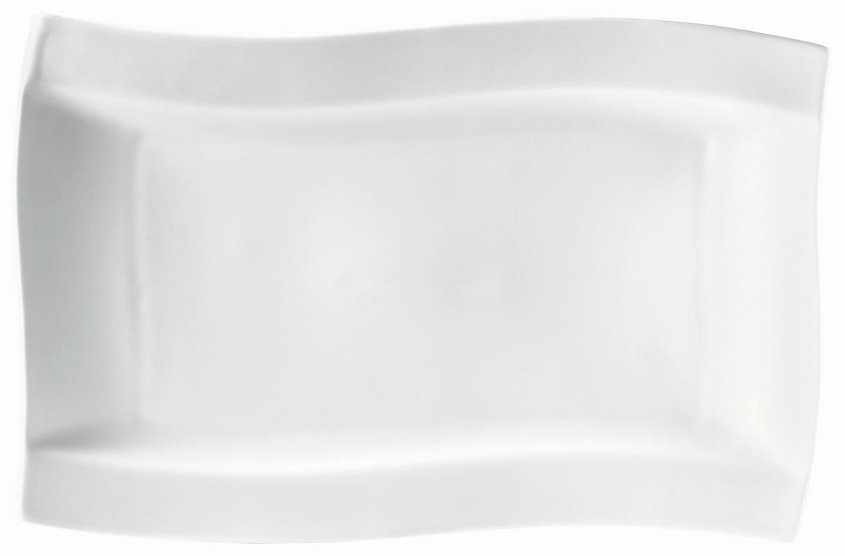 SPEISETELLER Swing 22/33 cm  - Weiss, Konventionell, Keramik (22/33cm) - Novel