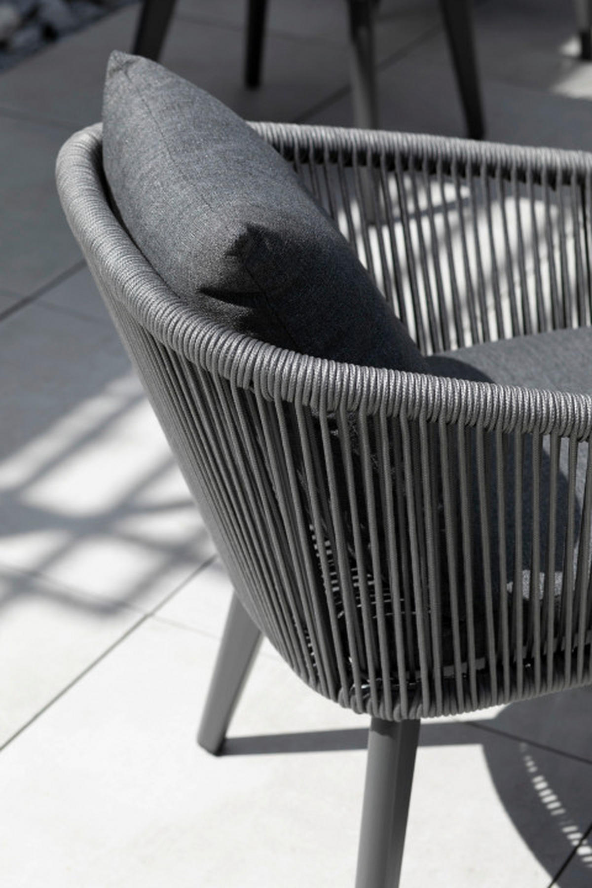 GARTENSESSEL Aluminium Grau  - Grau, Basics, Kunststoff/Textil (58/78/63cm)