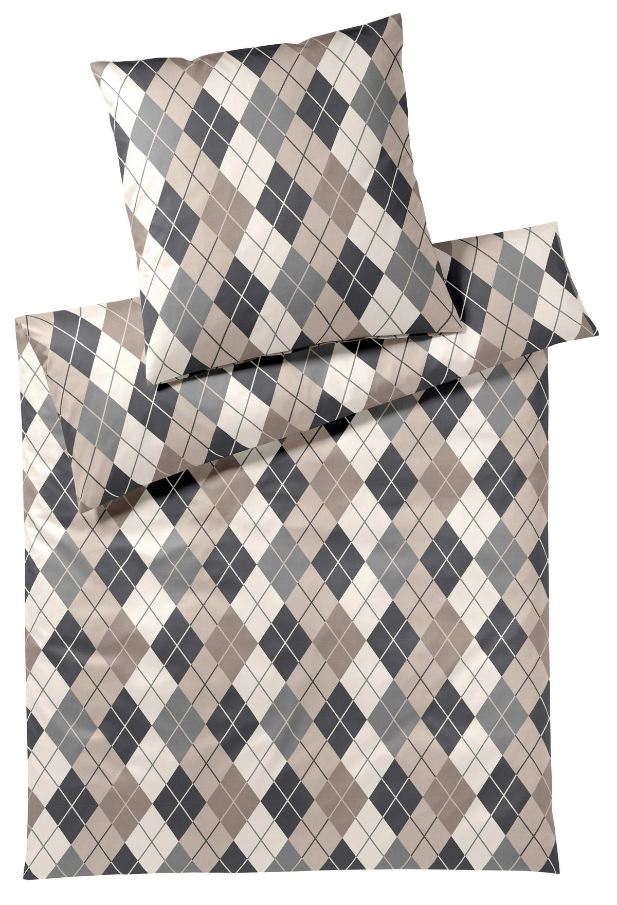 BETTWÄSCHE Flanell 135/200 cm  - Dunkelgrau, KONVENTIONELL, Textil (135/200cm) - Joop!