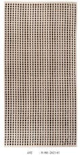 SADA RUČNÍKŮ PRO HOSTY, 30/50 cm, černá, ecru - černá/ecru, Konvenční, textil (30/50cm) - Dieter Knoll