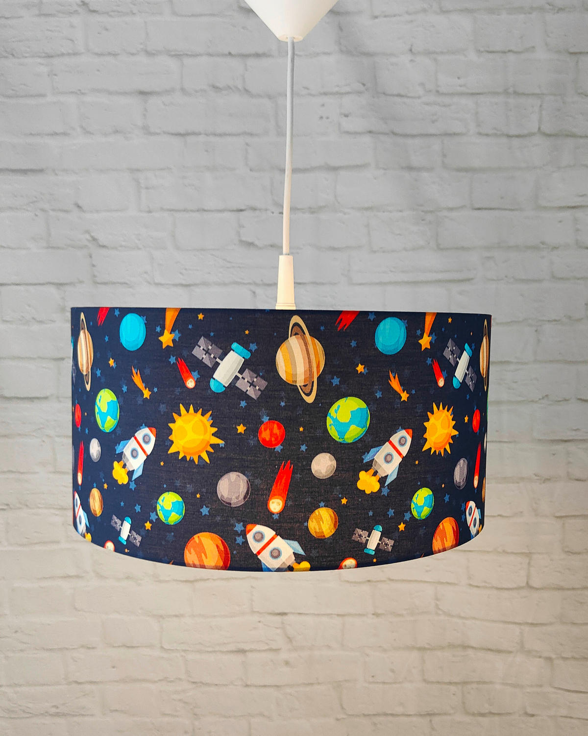 KINDERHÄNGELEUCHTE 35/19/35 cm   - Multicolor, Basics, Textil (35/19/35cm)
