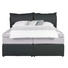 BOXSPRINGBETT in Anthrazit, Hellgrau - Anthrazit/Hellgrau, KONVENTIONELL, Kunststoff/Textil (180/200cm) - Welnova BOXSPRINGBETT in Anthrazit, Hellgrau - Anthrazit/Hellgrau, KONVENTIONELL, Kunststoff/Textil (180/200cm) - Welnova