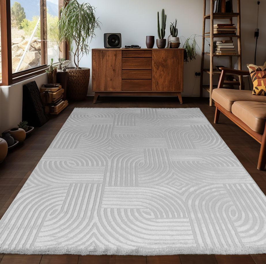 WEBTEPPICH 240/340 cm SAHARA Silberfarben  - Silberfarben, Design, Textil (240/340cm) - Novel