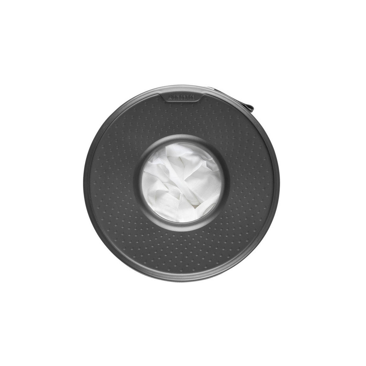 WÄSCHEKORB - Weiss, Basics, Metall (30/30/63,5cm) - Brabantia