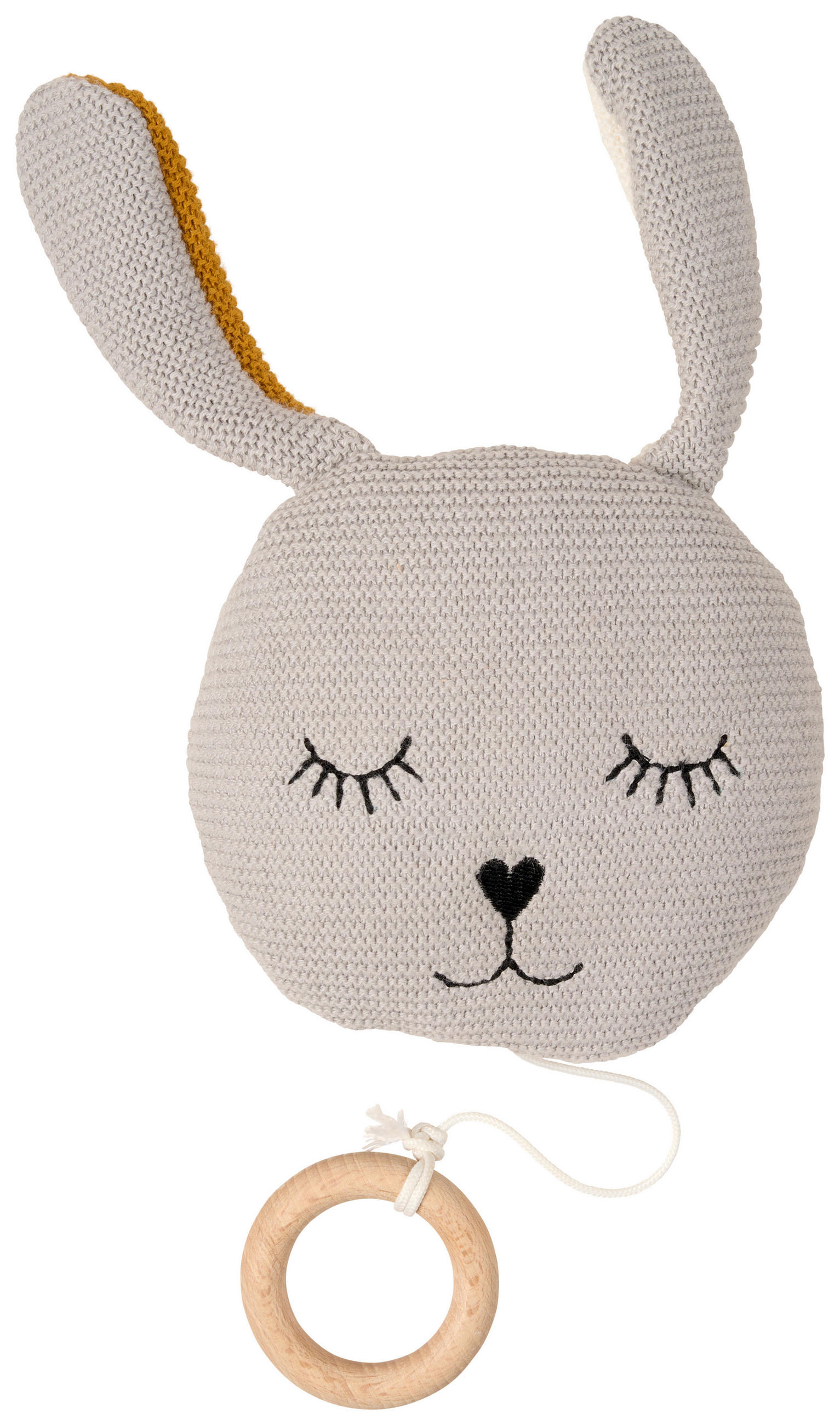 SPIELUHR Paul 13/13/6 cm  - Silberfarben, Trend, Textil (13/13/6cm) - Avelia