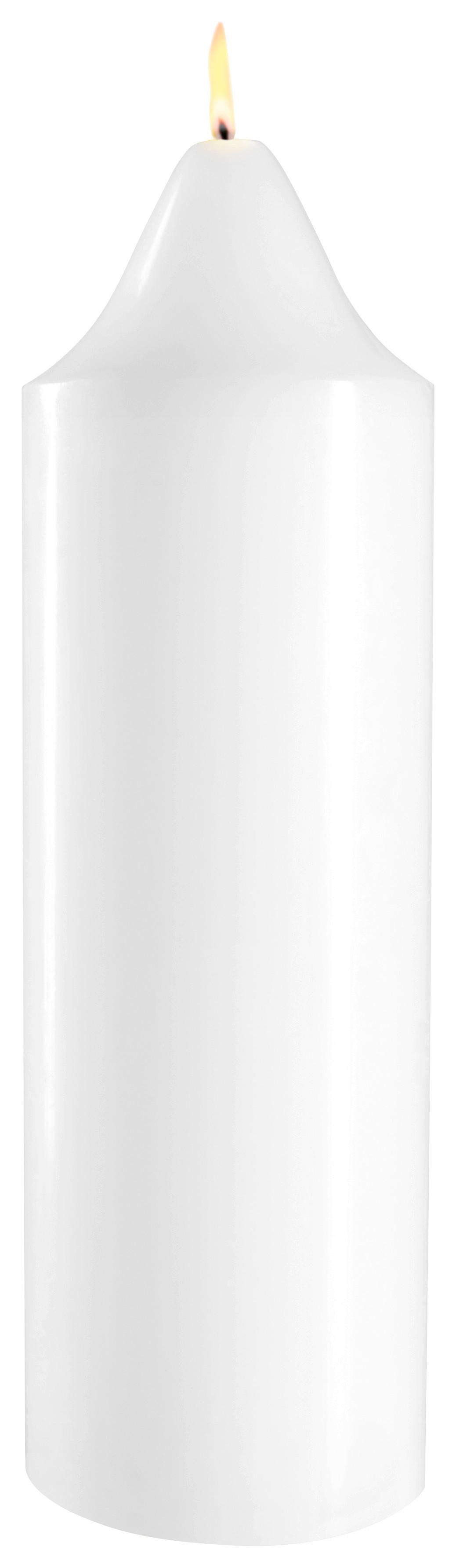ALTARKERZE - Weiß, KONVENTIONELL, Paraffin (9/30cm)