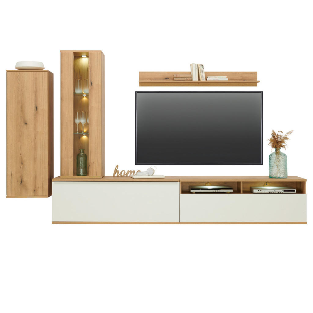 Wohnkombination 5 -teilig. Power Alpinweiß