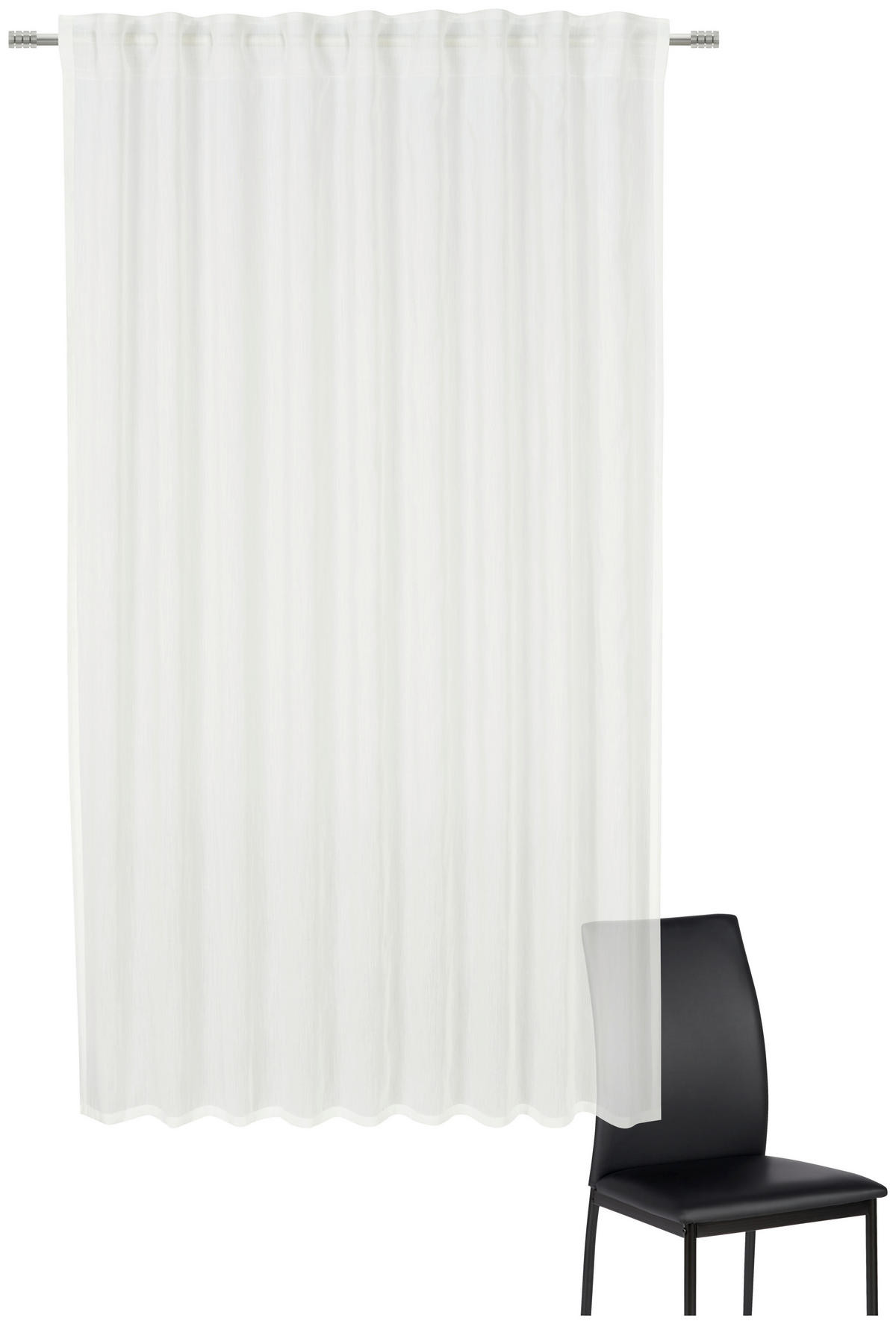 KOMBINIRANA ZAVESA  prosojno   140/180 cm  - krem barve, Basics, tekstil (140/180cm) - Esposa
