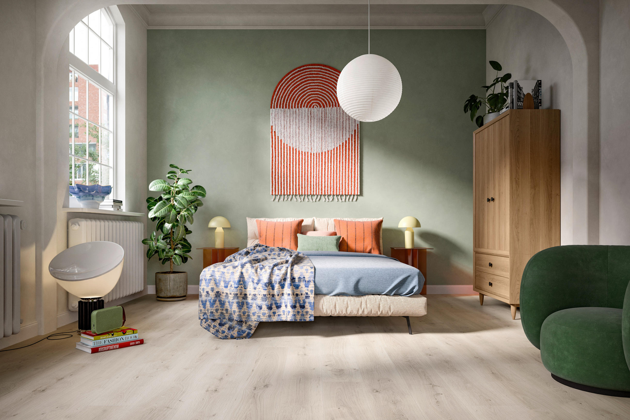 LAMINATBODEN Pinot Eiche EGGER Nature Sense Aqua  per  m² - Eichefarben/Weiß, KONVENTIONELL, Holzwerkstoff (129.2/19.3/0.8cm) - Egger Holzwerkstoffe