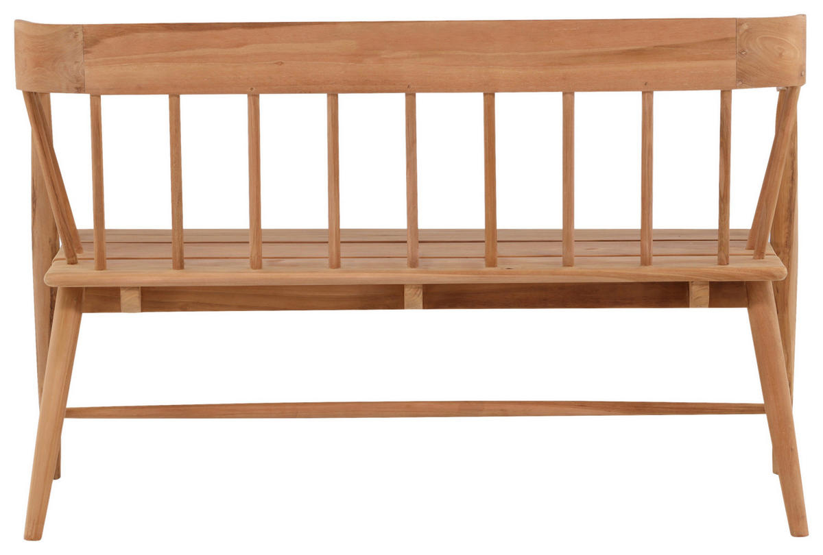 GARTENBANK 58/85/132 cm Teakholz   - Teakfarben, KONVENTIONELL, Holz (58/85/132cm) - Gardenson