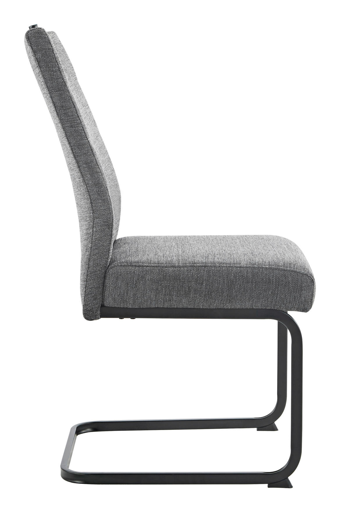 TISCHGRUPPE   - Eichefarben/Anthrazit, MODERN, Textil/Metall (140 - 180/76/90cm) - MID.YOU