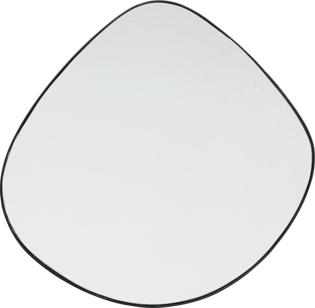 WANDSPIEGEL 93/90/1,5 cm    in organisch  - Anthrazit, Trend, Glas/Holzwerkstoff (93/90/1,5cm) - Kare-Design