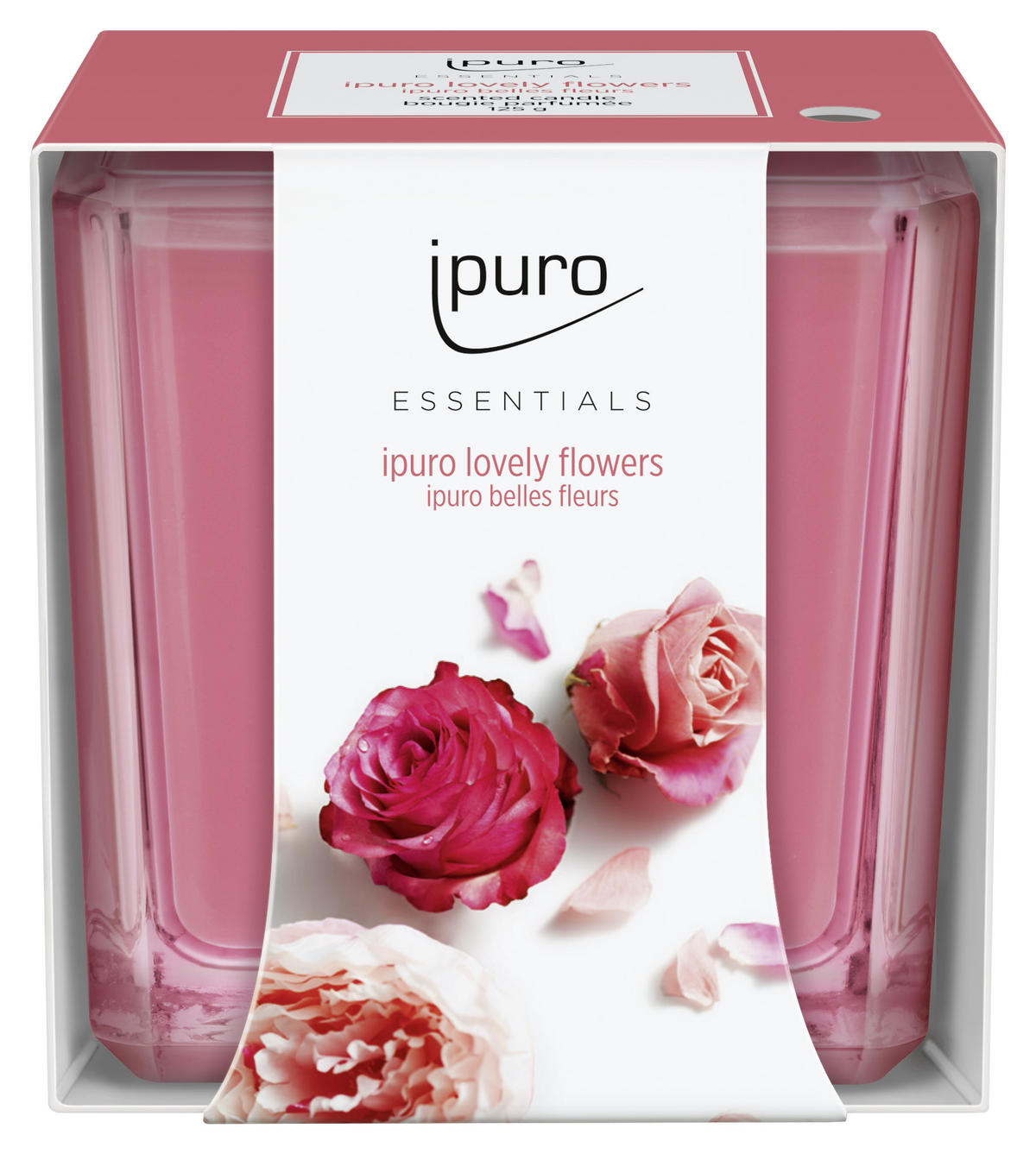 SVIJEĆA MIRISNA  ružičasta, pink  - pink/ružičasta, Basics, staklo (6,9/6,9/6,9cm) - Ipuro