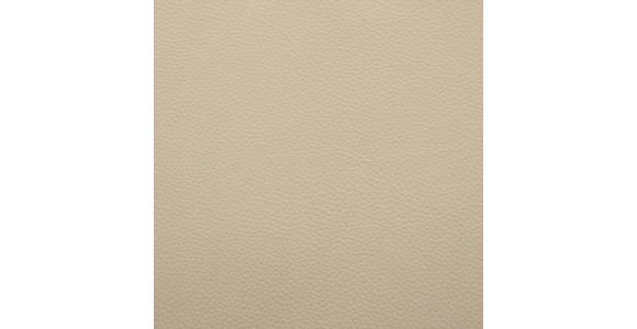 SITZBANK 201,5/87/67,5 cm Echtleder Schwarz, Beige  - Beige/Schwarz, Design, Leder/Metall (201,5/87/67,5cm) - Dieter Knoll