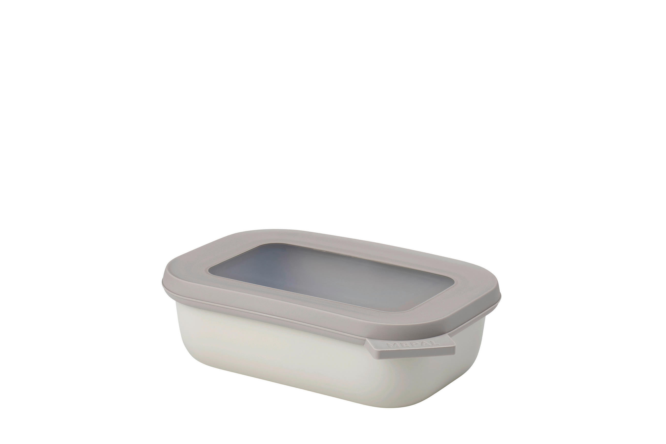 DÓZA NA POTRAVINY - bílá/světle šedá, Design, plast (0,5l) - Mepal