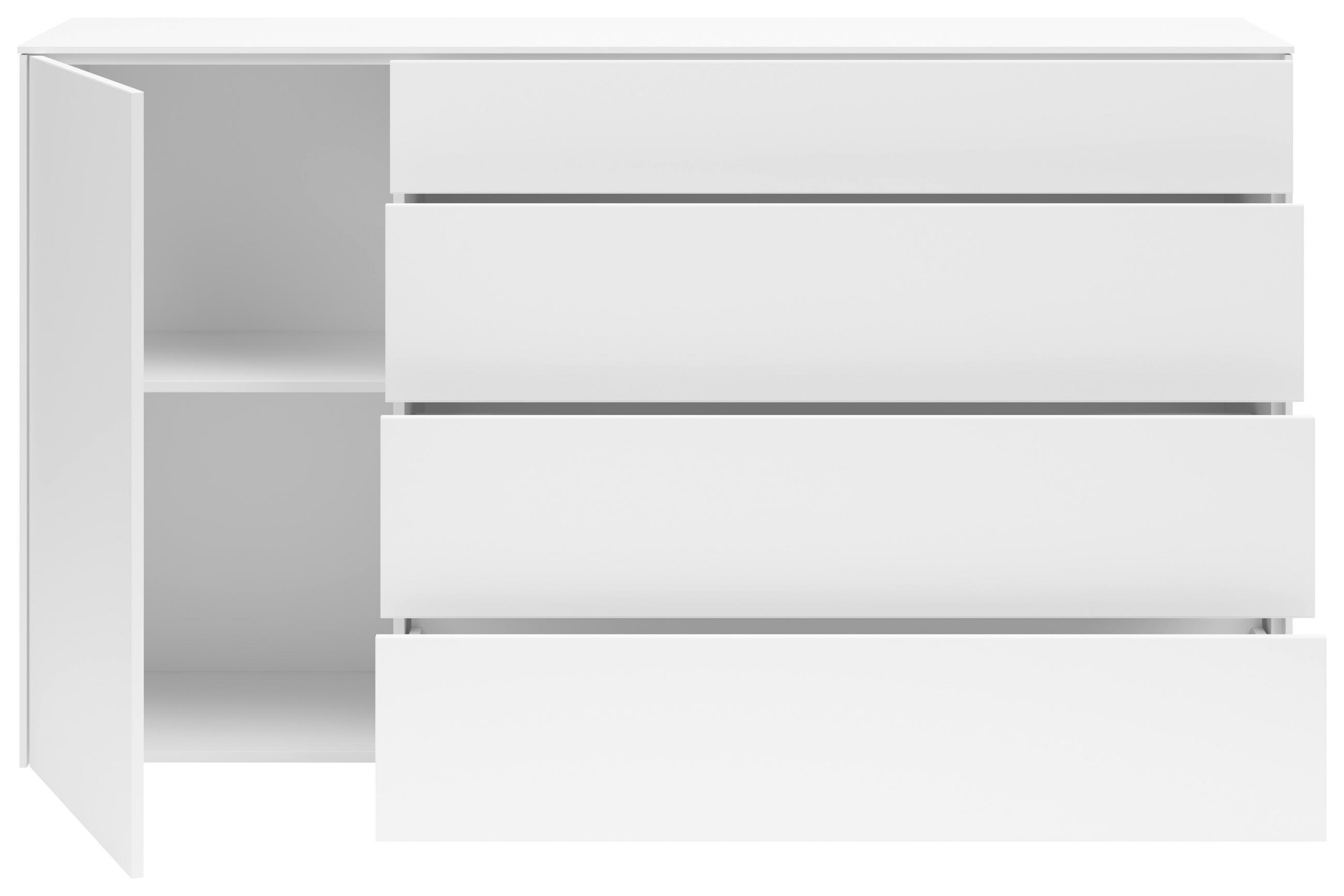 SIDEBOARD Riverside  in 169/97/42 cm  - Schwarz/Weiß, Design, Holzwerkstoff/Kunststoff (169/97/42cm) - SetOne by Musterring