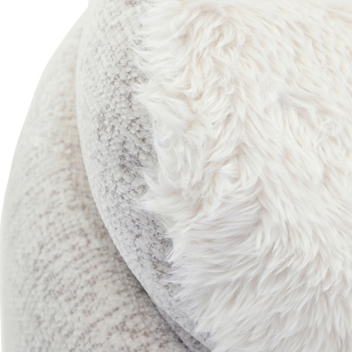 SESSEL in Chenille Beige  - Beige/Creme, Trend, Textil/Metall (103/70/100cm)