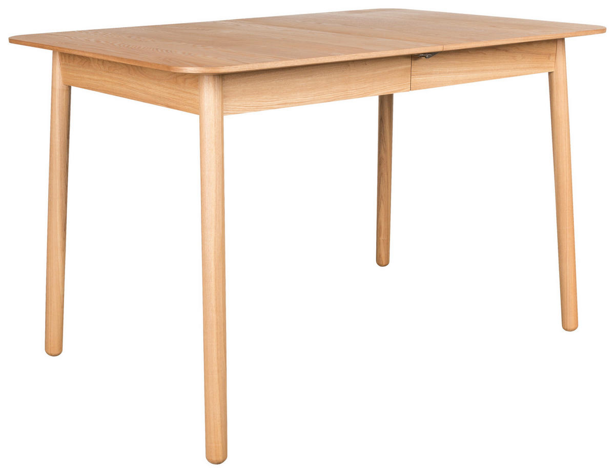 ESSTISCH Eschefarben rechteckig  ausziehbar  - Eschefarben, Basics, Holz/Holzwerkstoff (120/80/76cm) - Zuiver