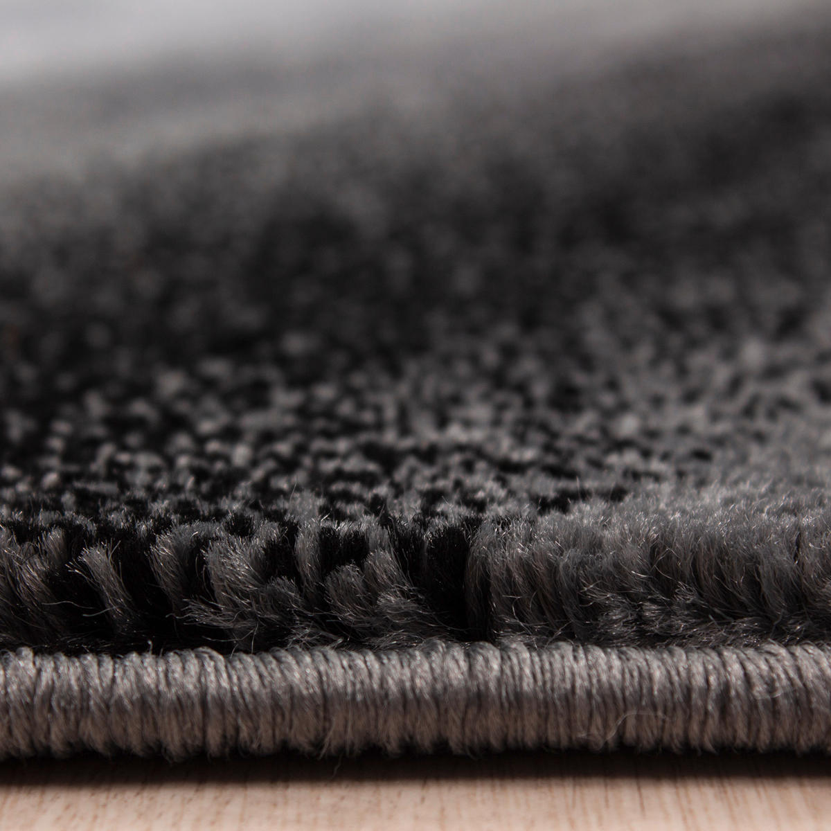 FLACHWEBETEPPICH 140/200 cm Miami Schwarz  - Schwarz, Design, Textil (140/200cm) - Novel