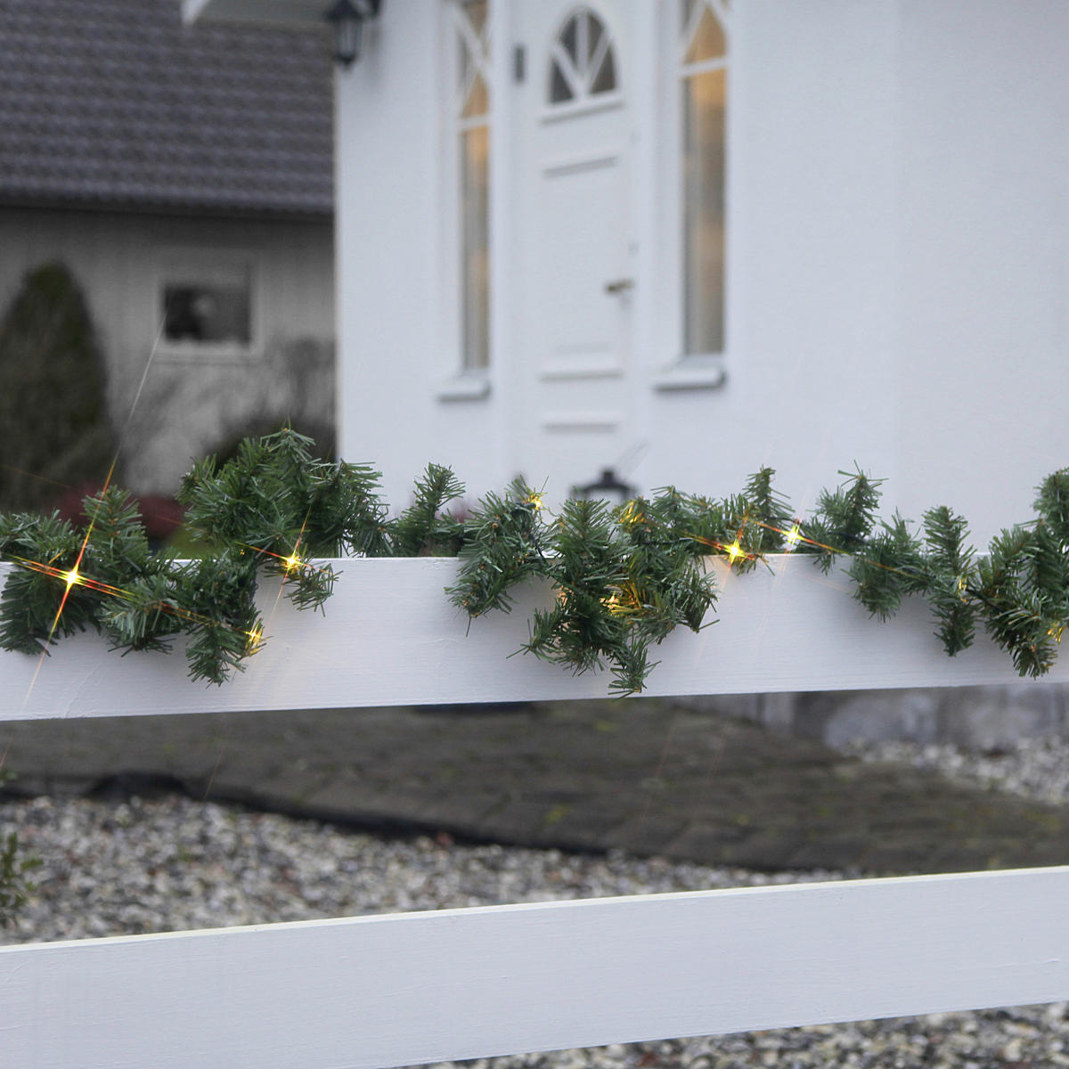 GIRLANDE  - Grün, Basics, Kunststoff/Metall (270/8/17cm) - Eglo