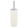 WC-BÜRSTENGARNITUR - Chromfarben/Weiß, Basics, Kunststoff (10/36,5/10cm) - Wenko