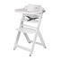 Hochstuhl Timba Buche White - Weiß, Basics, Holz (54,3/50/92cm) - Safety 1st