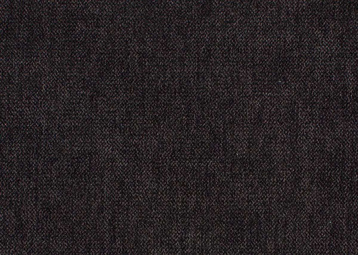 ECKSOFA in Velours Graubraun  224/254 cm  - Graubraun/Schwarz, Design, Kunststoff/Textil (224/254cm) - Stylife