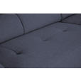 ECKSOFA Blau Struktur  - Blau/Schwarz, Design, Kunststoff/Textil (284/205cm) - Xora
