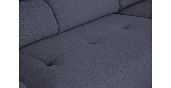 ECKSOFA Blau Struktur - Blau/Schwarz, Design, Kunststoff/Textil (284/205cm) - Xora
