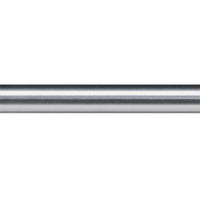 RUNDSTANGE 120 cm  - Edelstahlfarben, Basics, Metall (120cm) - Homeware