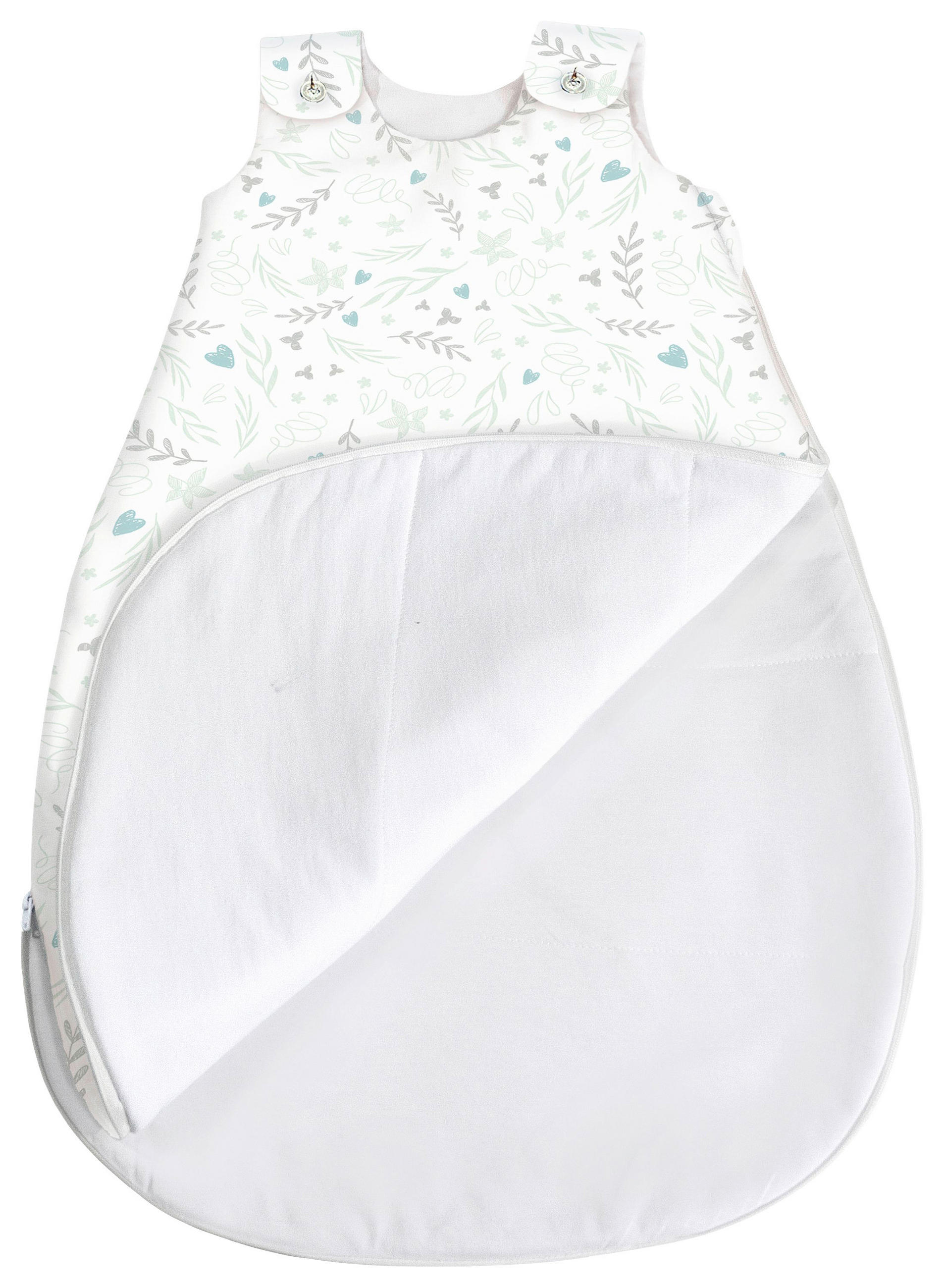 BABYSCHLAFSACK    74/80   - Grün, Basics, Naturmaterialien/Textil (74/80null) - Avelia