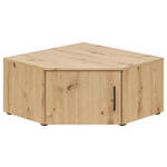 AUFSATZSCHRANK 101/35/79 cm  - Schwarz/Eiche Artisan, MODERN, Holzwerkstoff/Kunststoff (101/35/79cm) - Carryhome