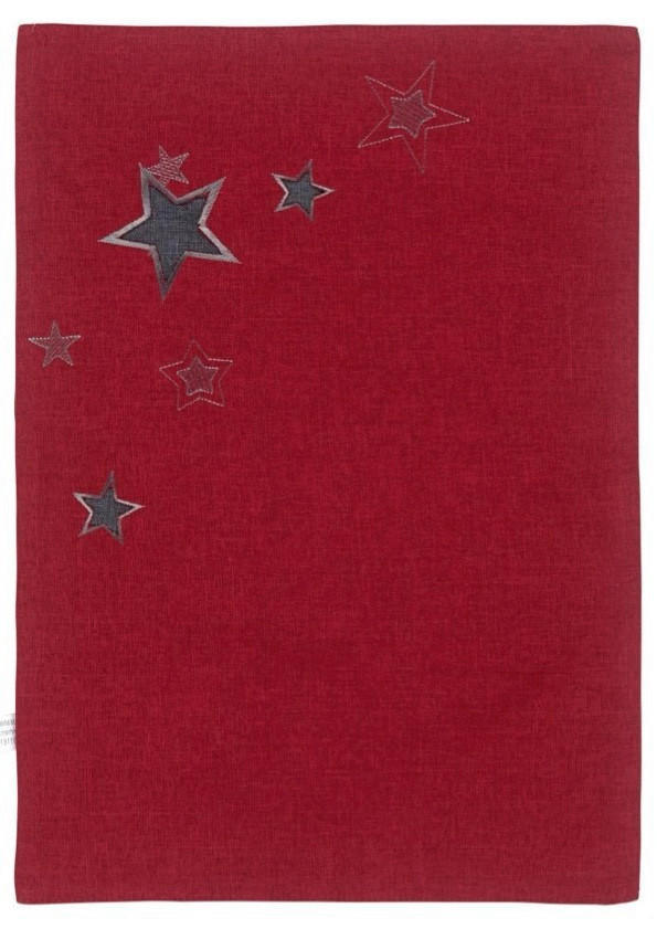 TISCHSET Textil Rot 35/50 cm  - Rot, Basics, Textil (35/50cm) - X-Mas